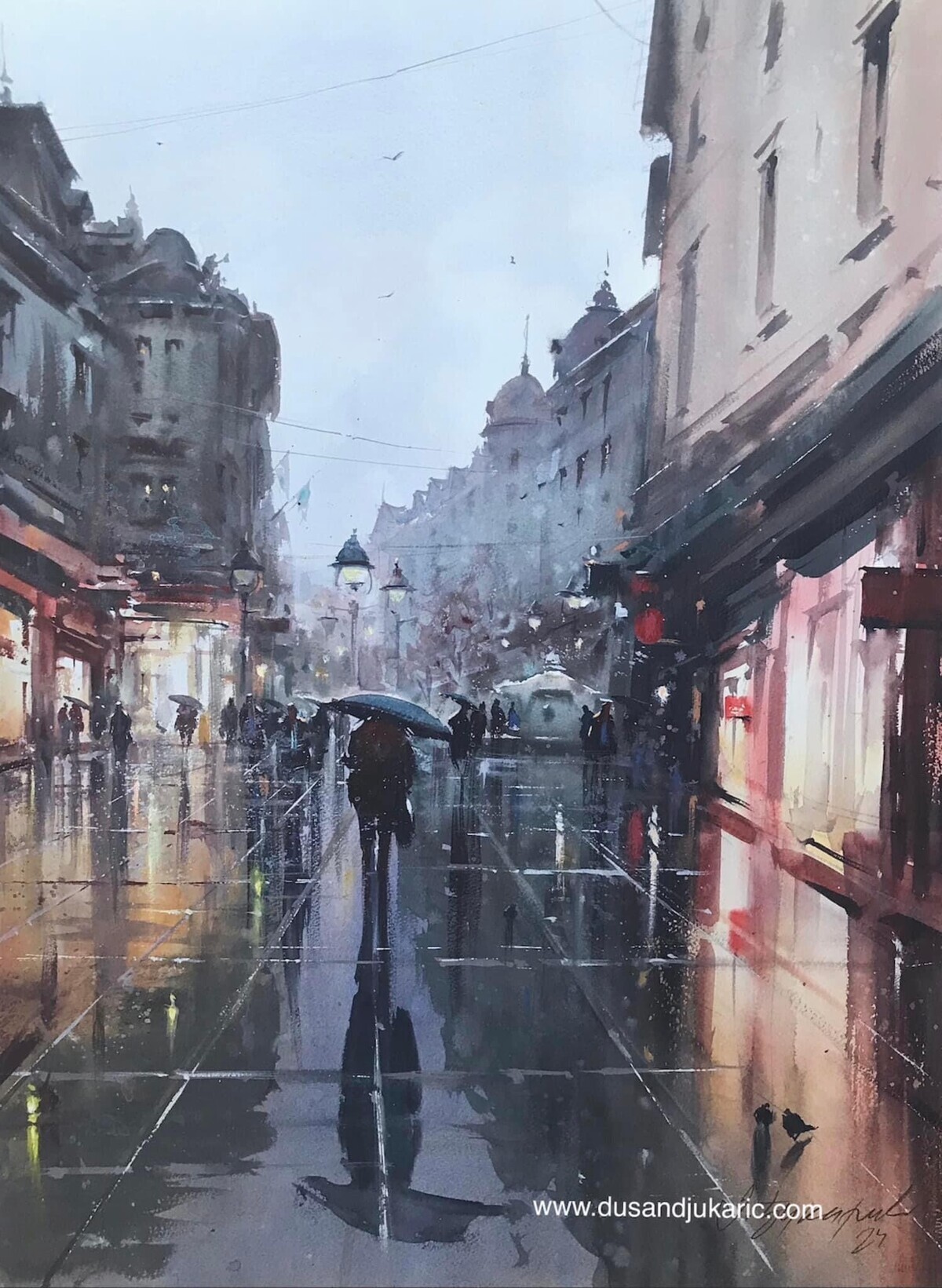 Rainy noon in Knez