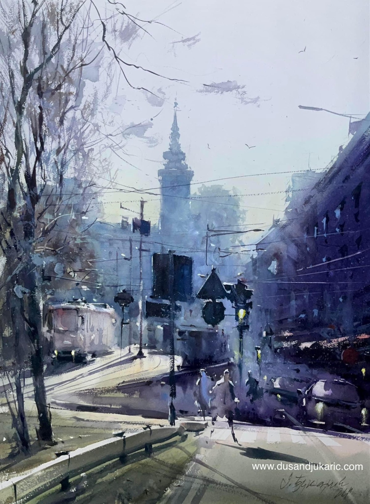 Within the downtown circle