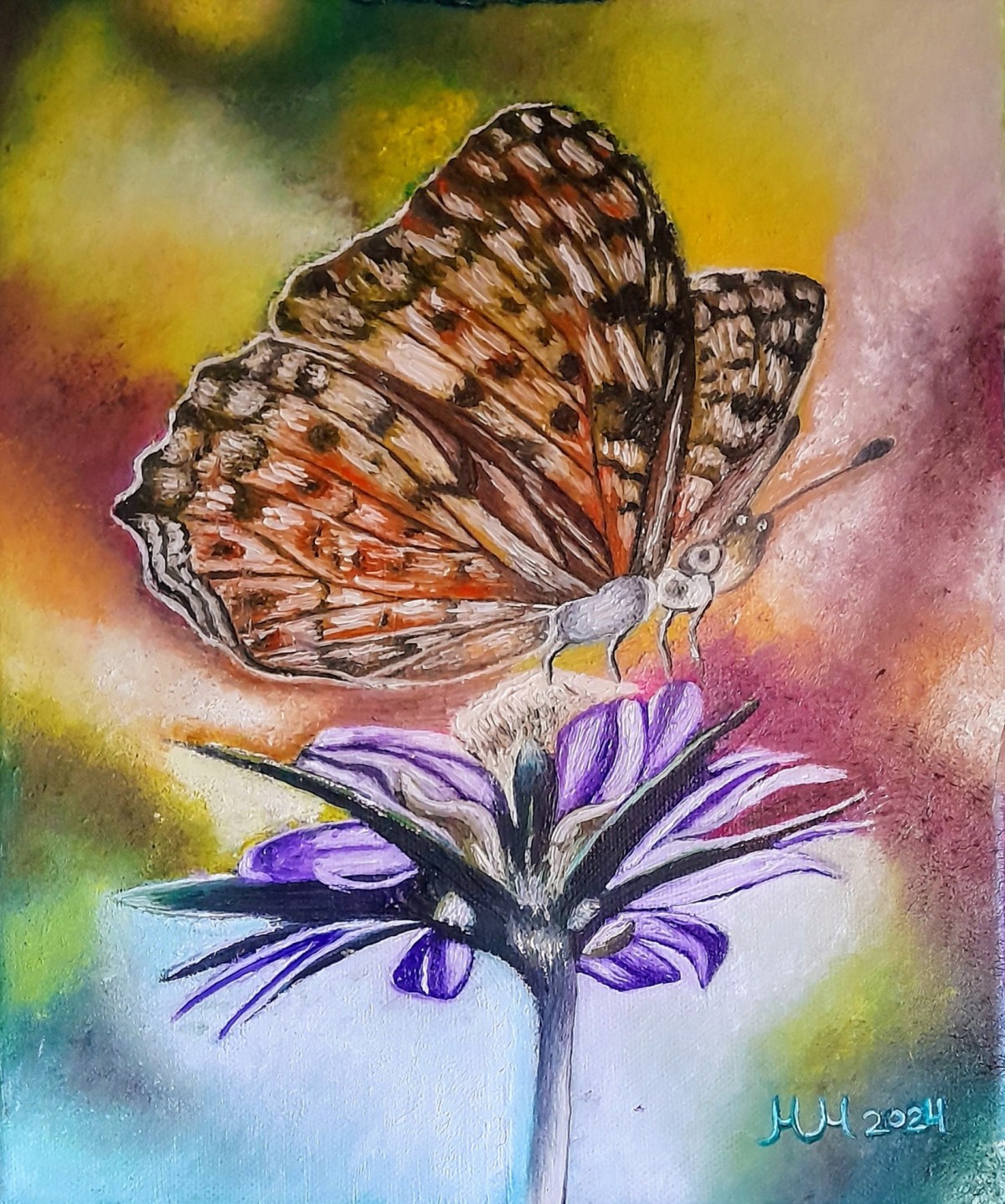Cheerful butterfly