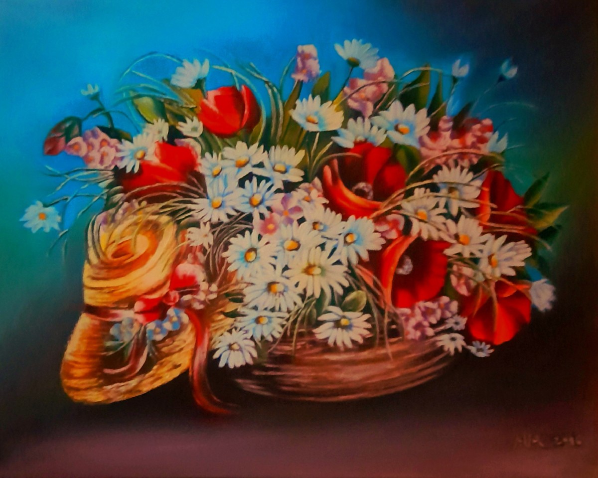 Flower  in basket