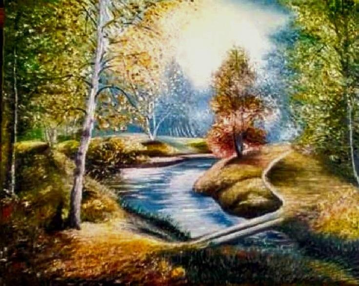 River in autumn