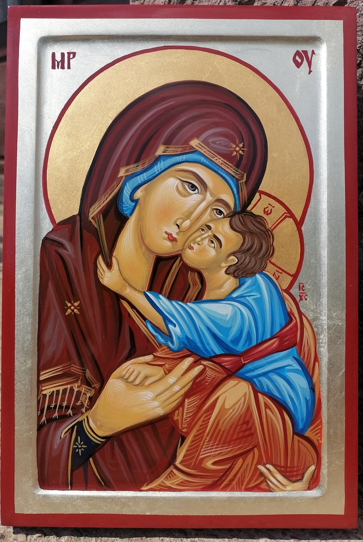 Orthodox icon "Presveta Bogorodica", dimensions 40x30 cm.