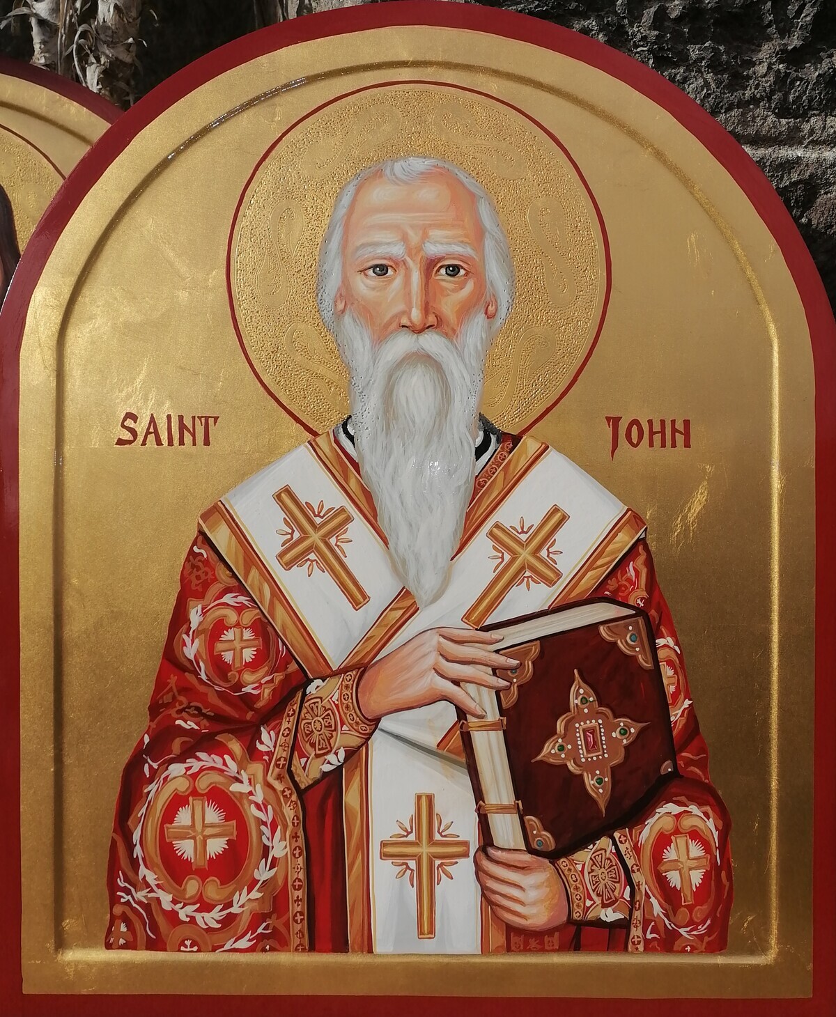 Orthodox icon" SAINT JOHN", dimensions 40X50 0 cm