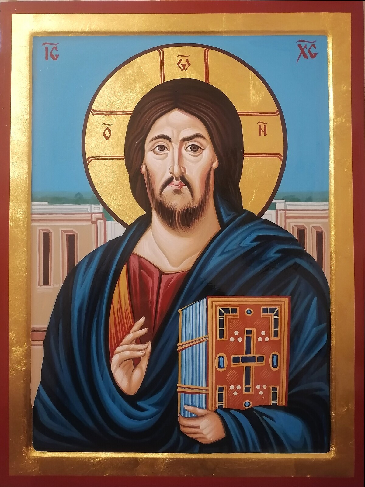 Orthodox icon "Gospod Isus Hristos" , dimensions 40x30 cm