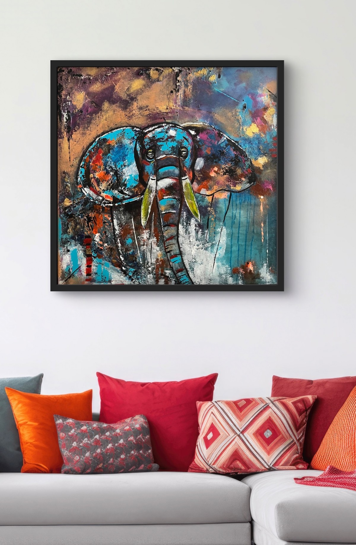Blue elephant