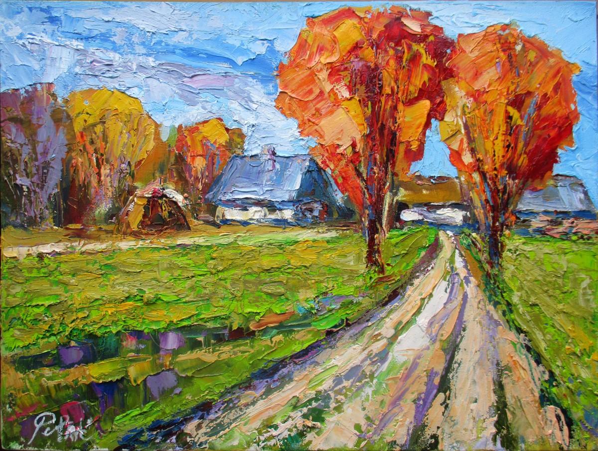 The road to the farm