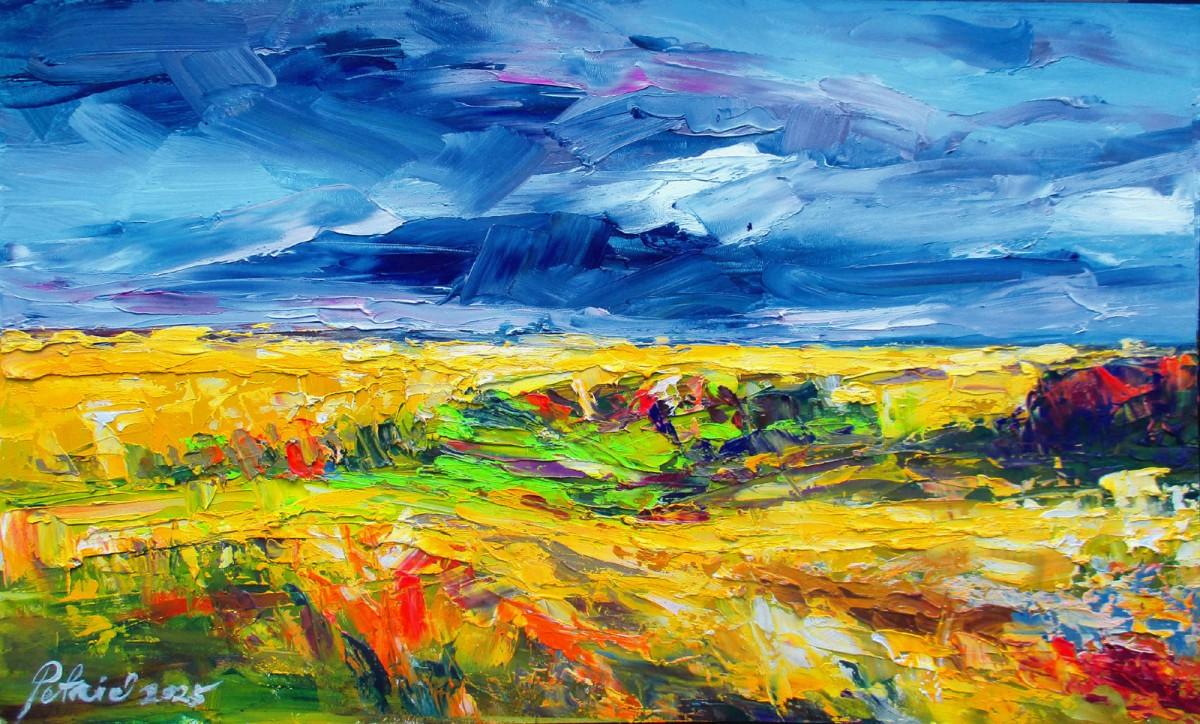 Clouds over the plain