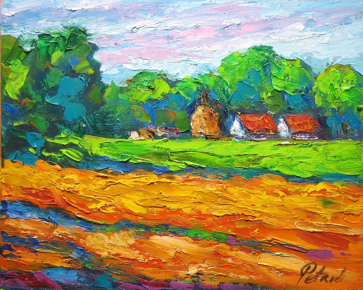 Farm in the distance