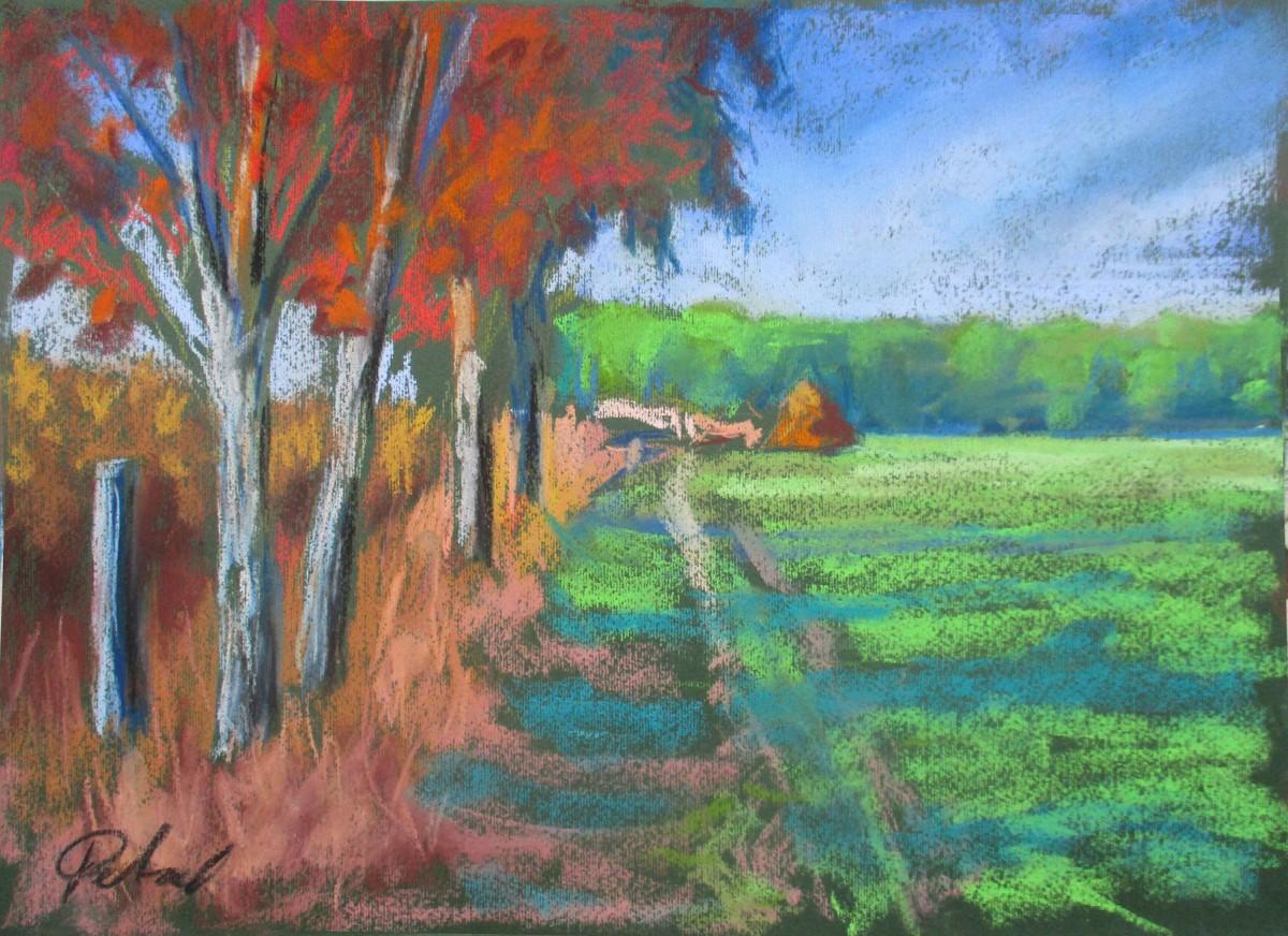 Autumn tree line