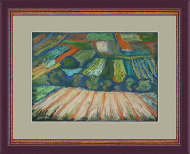 The fields, painting Petrić Gordan