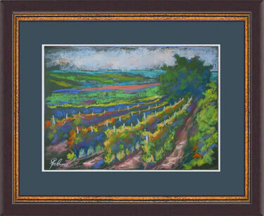 Vineyard, painting Petrić Gordan