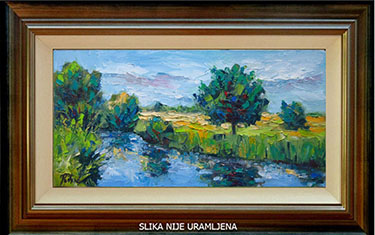 Swamp, painting Petrić Gordan