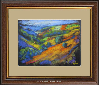 Hilly area, painting Petrić Gordan