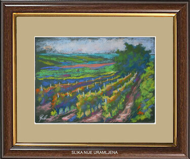 Vineyard, painting Petrić Gordan