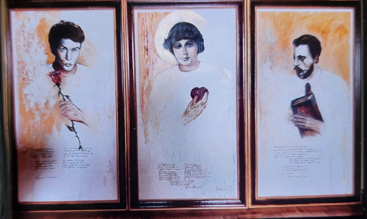 Marina Tsvetajeva s Love Triptych