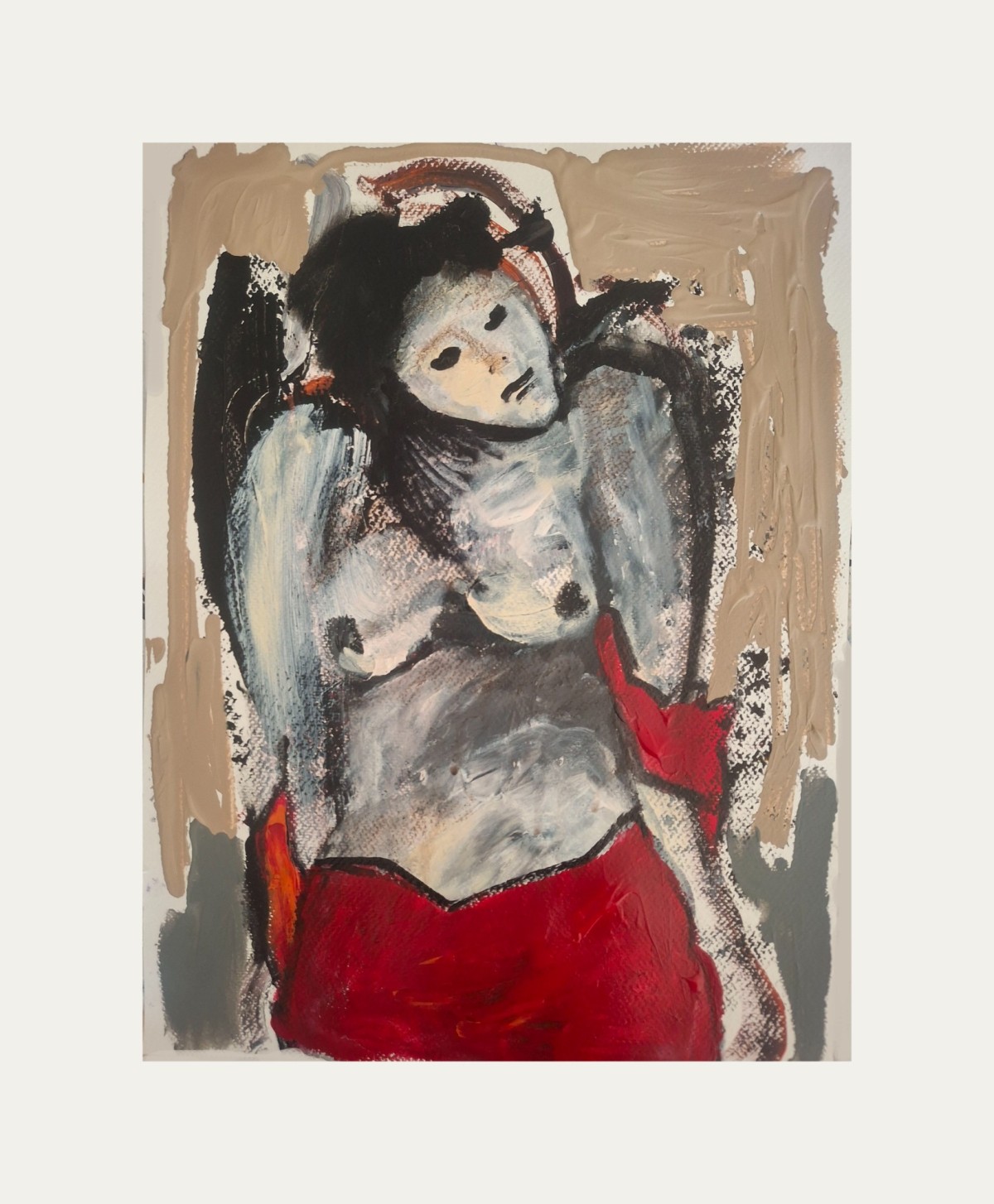 Girl With the Red Scarf