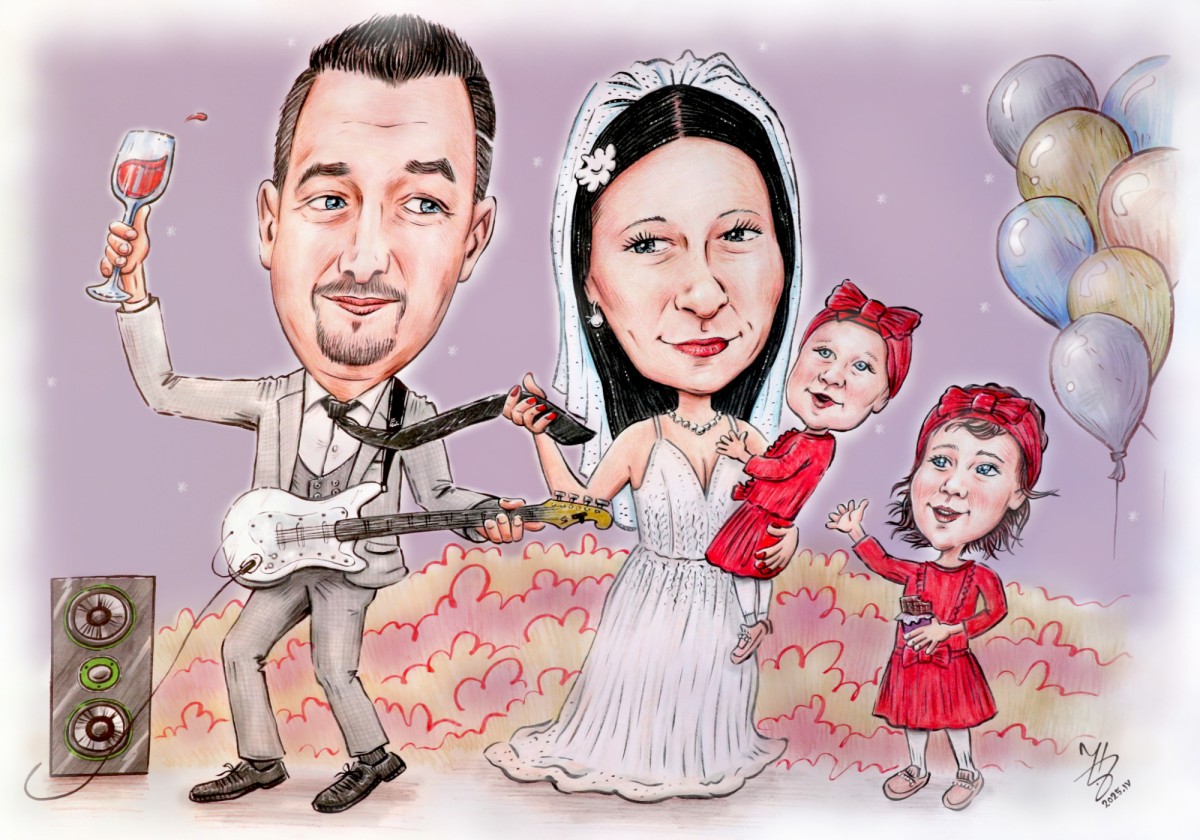 WEDDING PORTRAIT CARICATURE