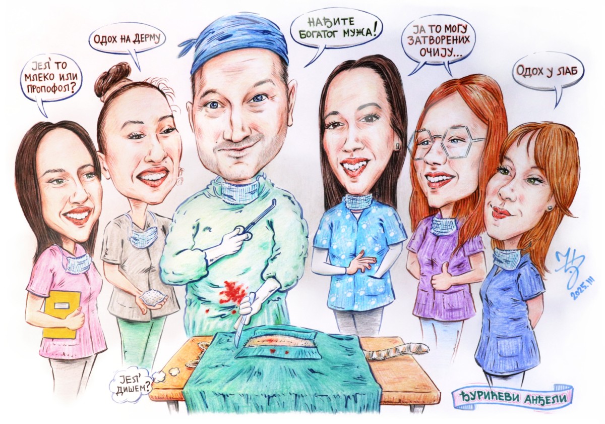VETERINARIANS - PORTRAIT CARICATURE