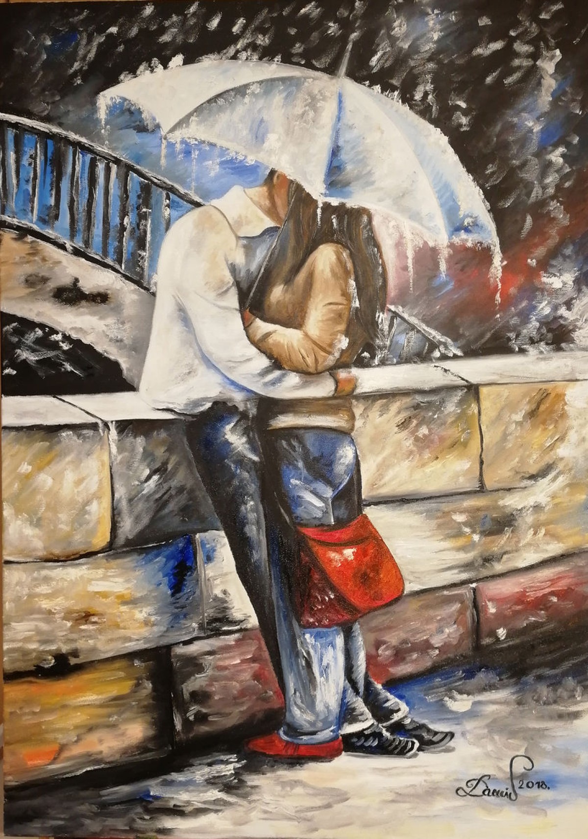 on the rain