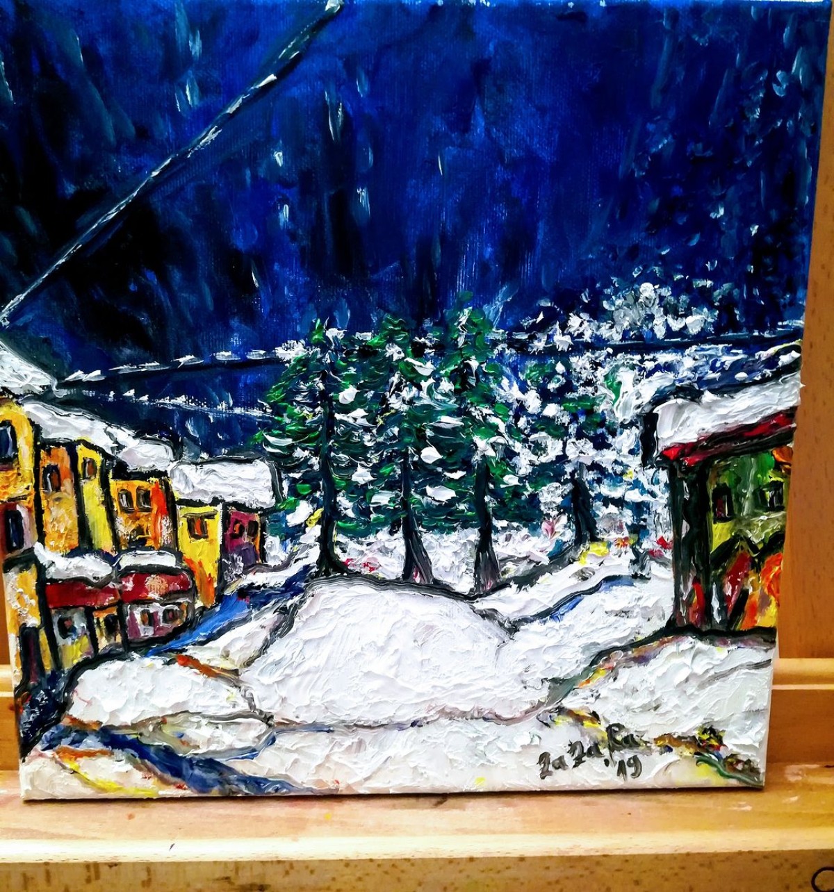 Winter night in Bosnia