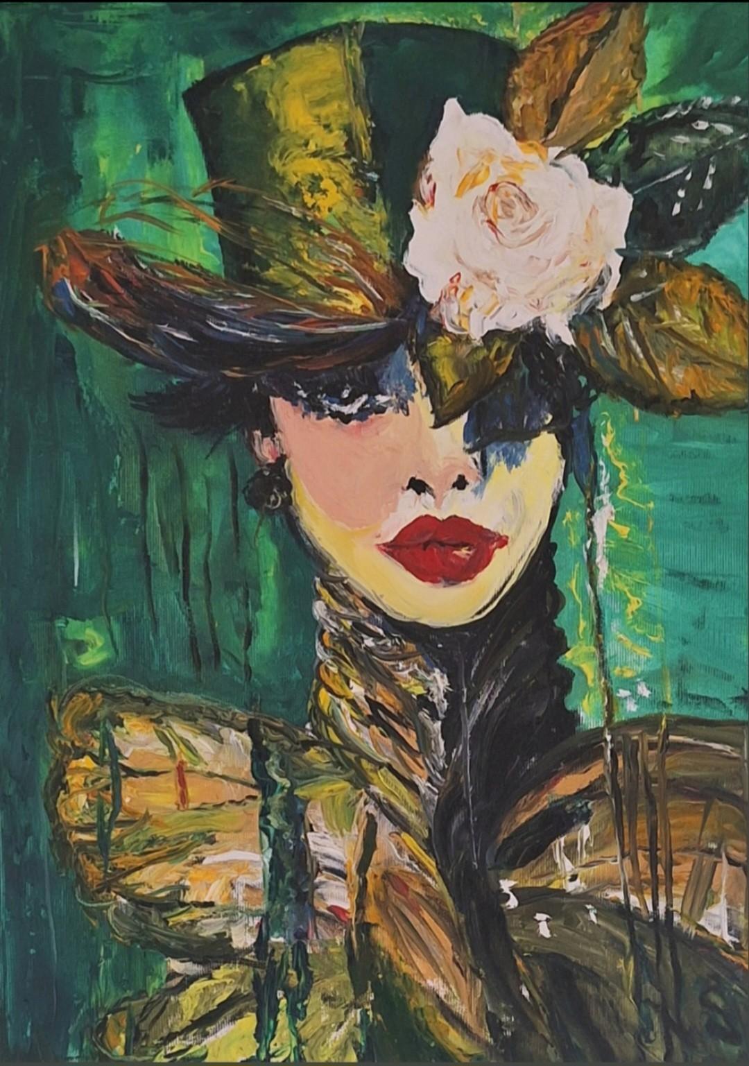 Butterfly woman