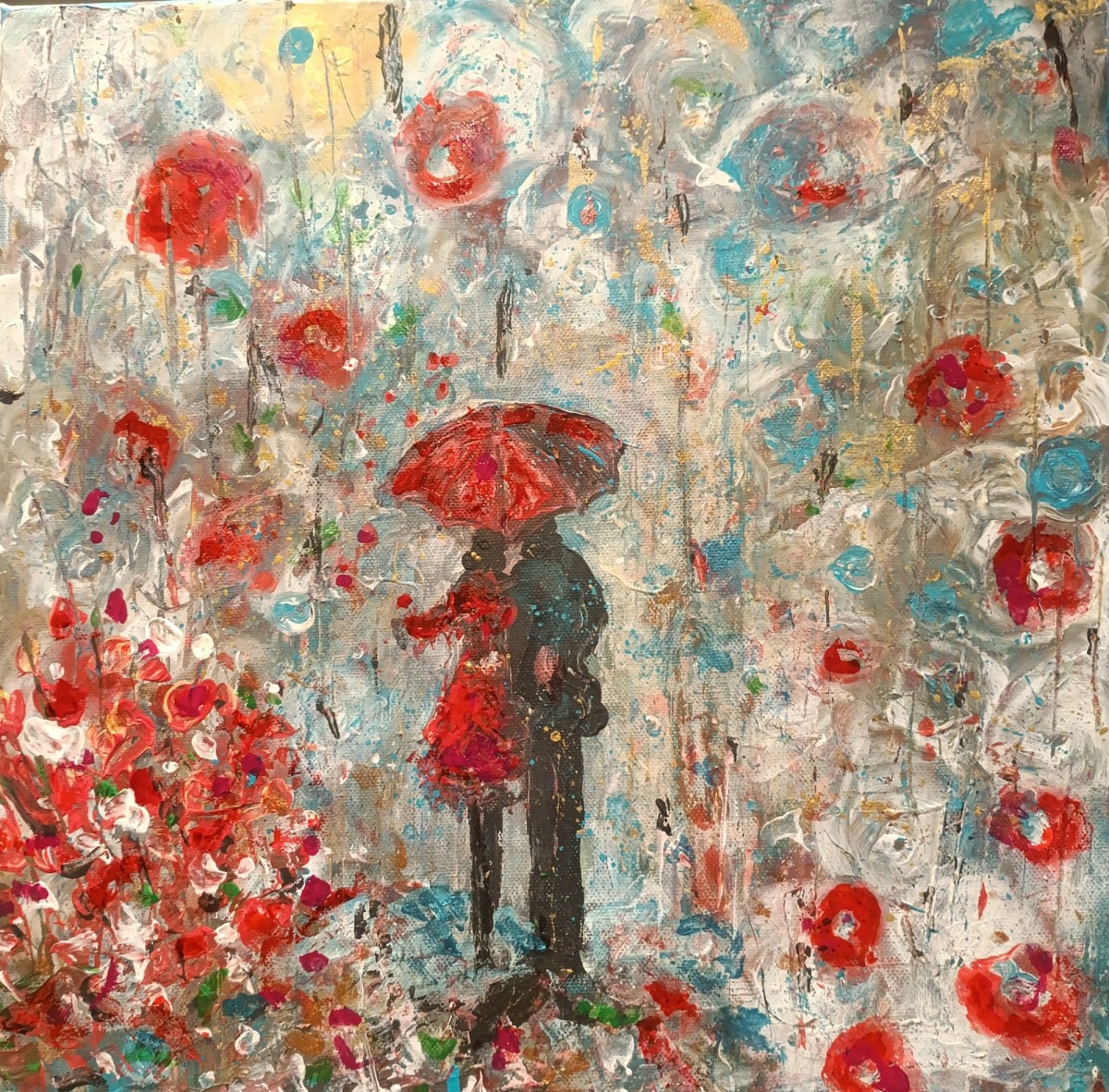In the rain