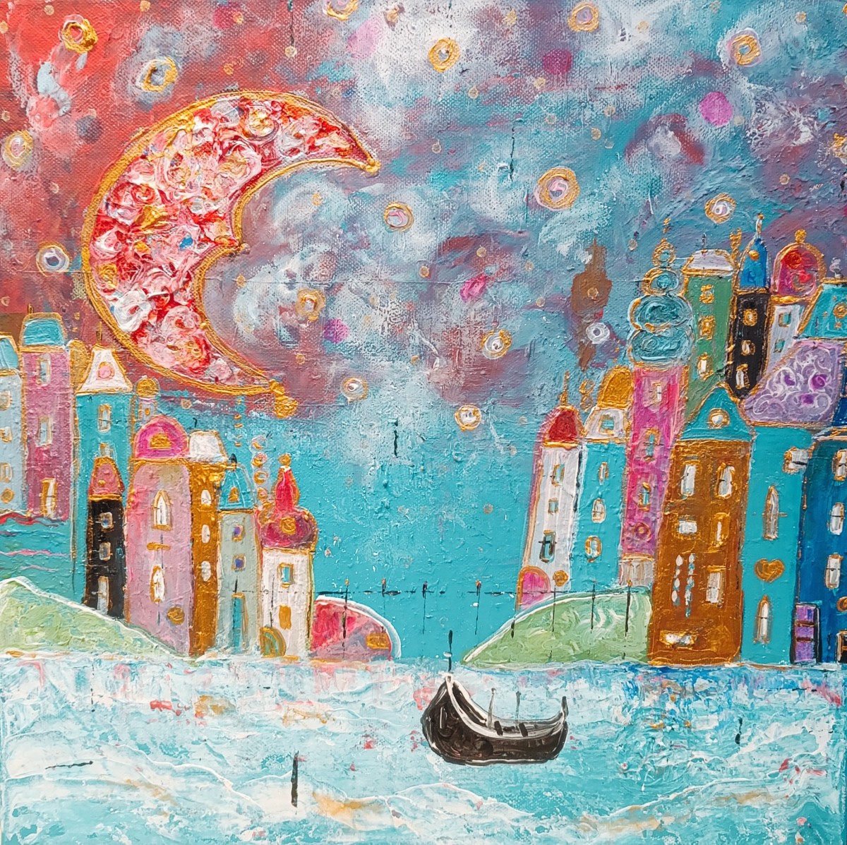 Moon and Sea