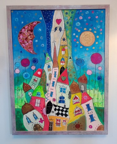 Playfull little houses by Arielart