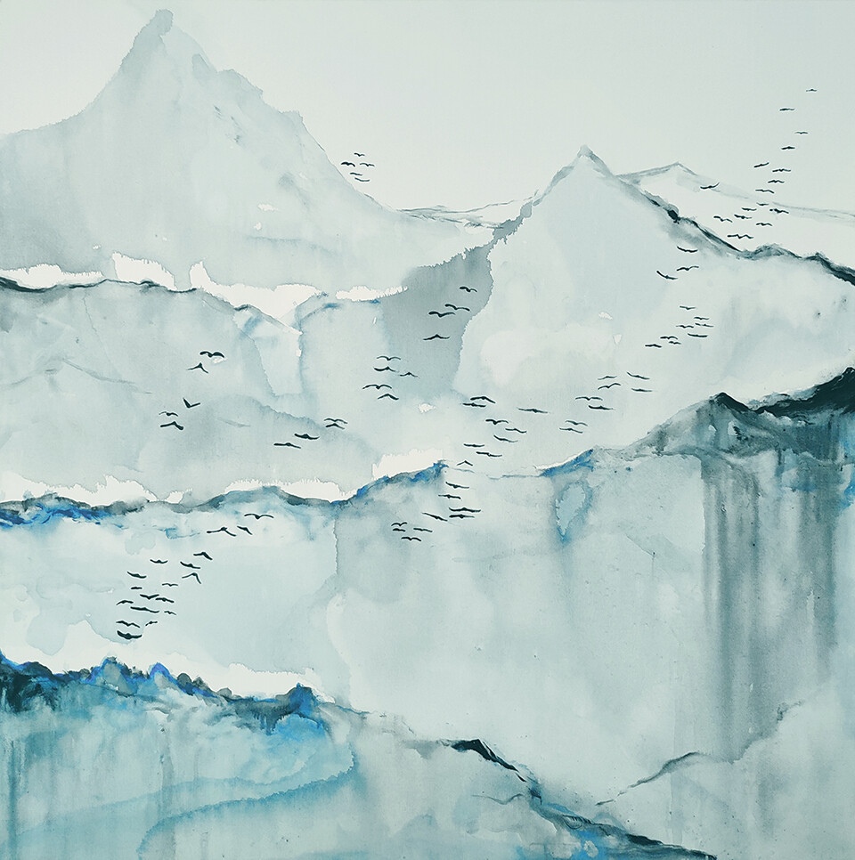 Misty mountains