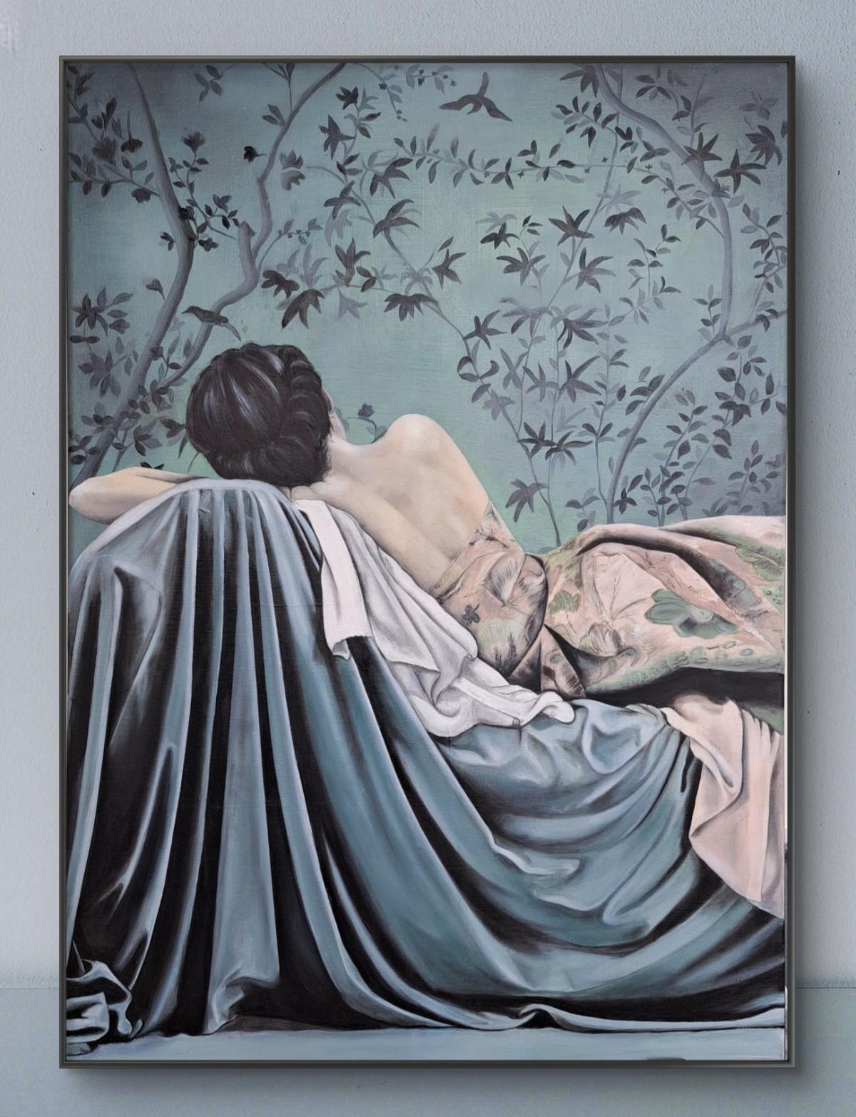 Woman on the sofa