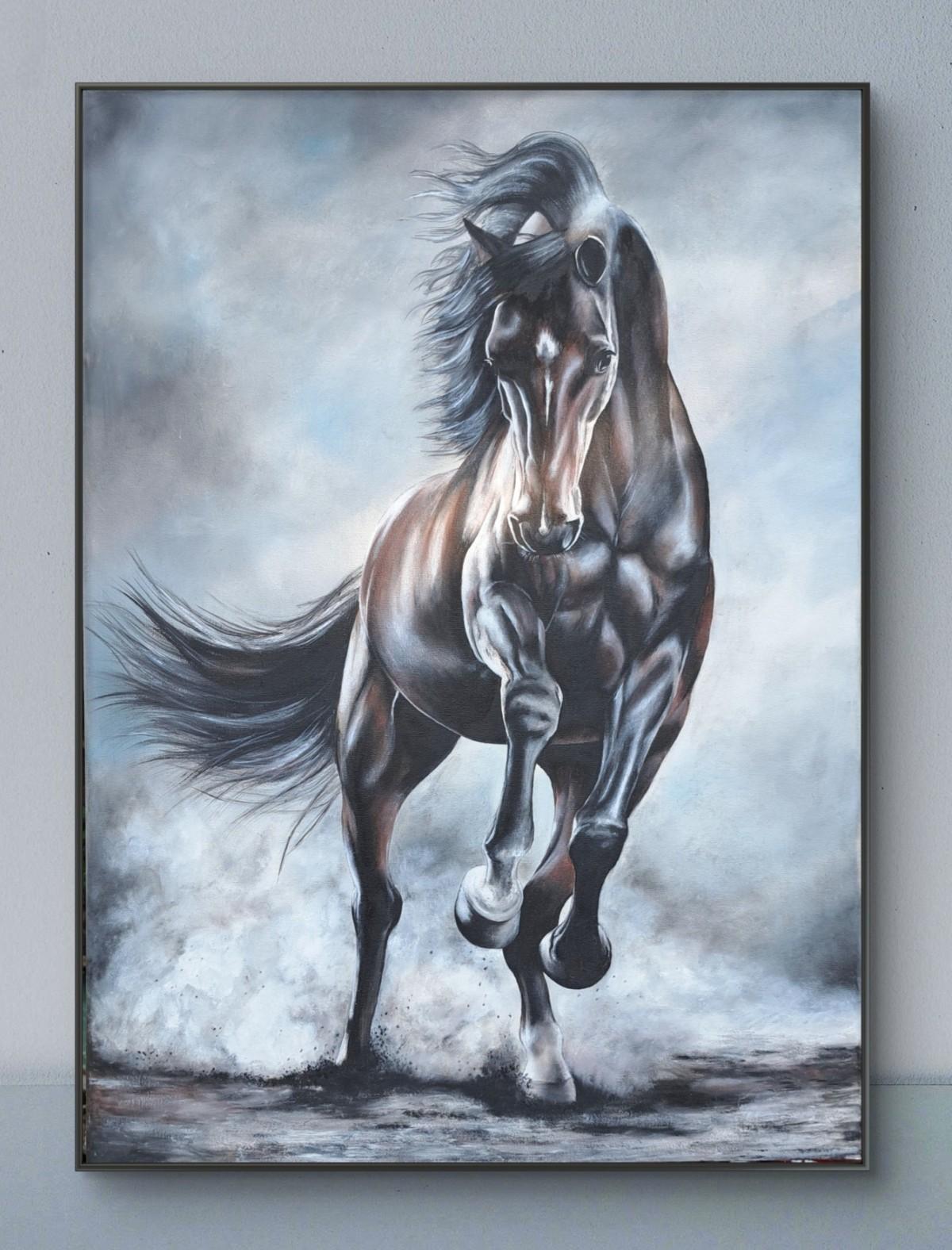 Playful horse