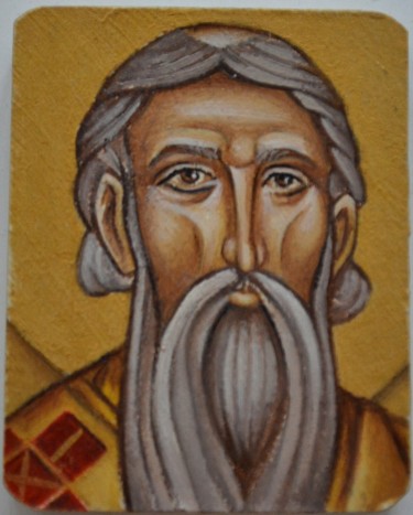 Icon Saint Sava by Pavic Sara