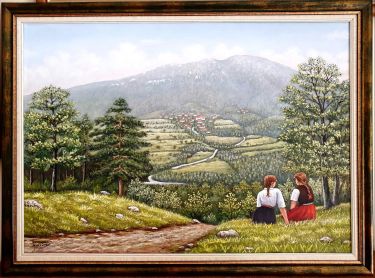Pogled na Suvu Planinu, autor Milenović Božidar