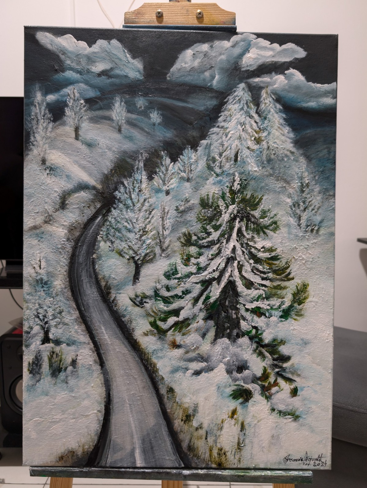 The road through the mountains