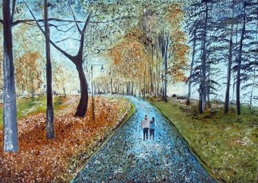 Park ljubavi i prijateljstva, painting Lazarevic Sinisa