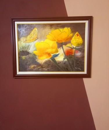 The yellow roses still smell, painting Lazarevic Sinisa
