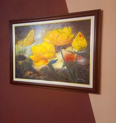 The yellow roses still smell, painting Lazarevic Sinisa