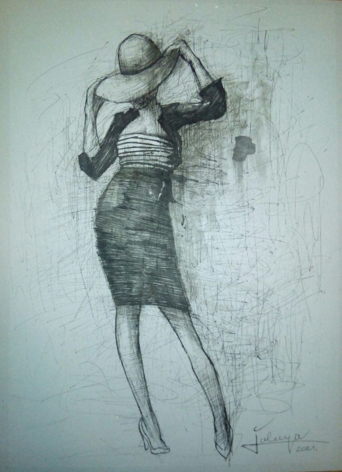 LADY WITH HAT