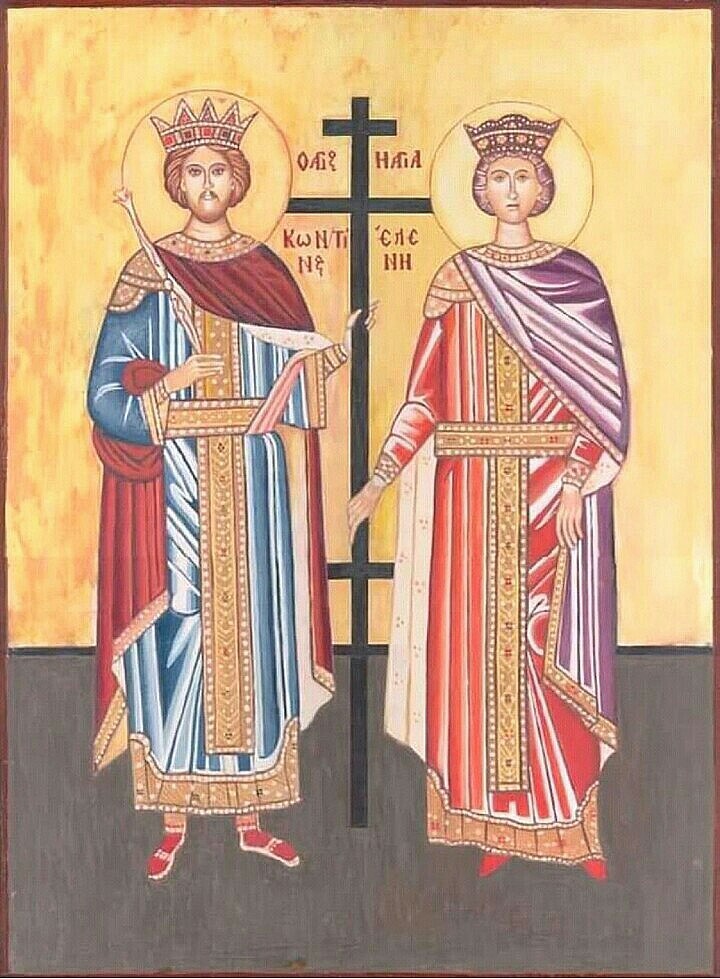 SAINT EMPEROR CONSTANTINE AND EMPRESS JELENA