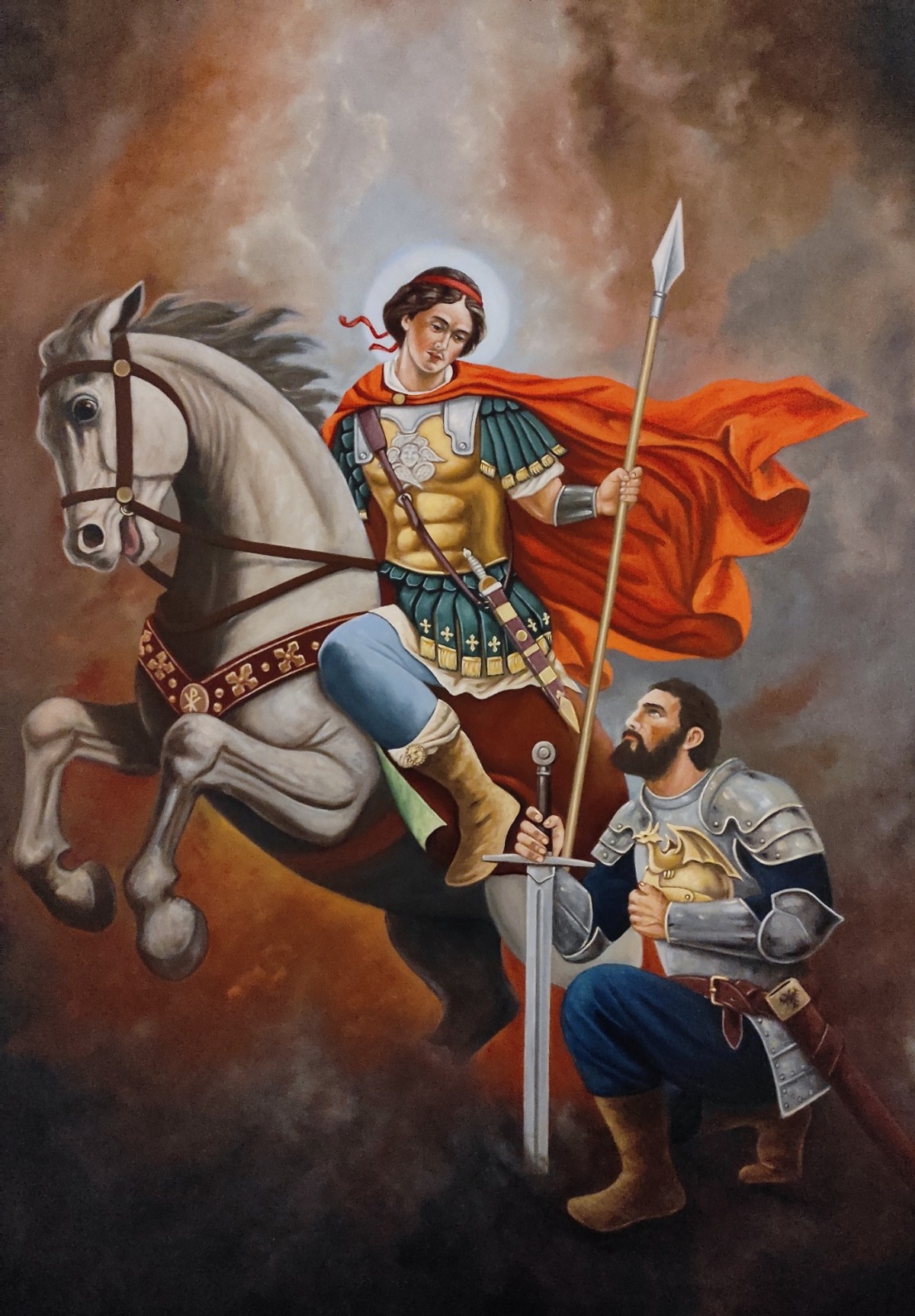 Saint George and Milos Obilic