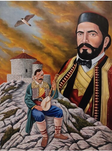 Njegos, painting Barbek Bojan