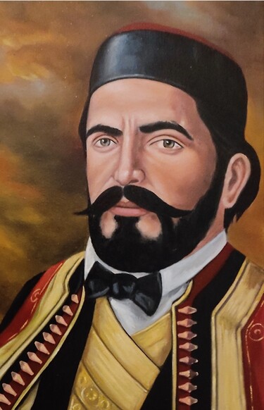 Njegos, painting Barbek Bojan