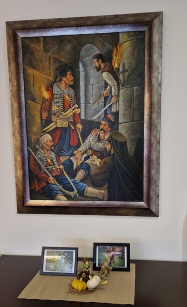 Defense Ostrog, painting Barbek Bojan