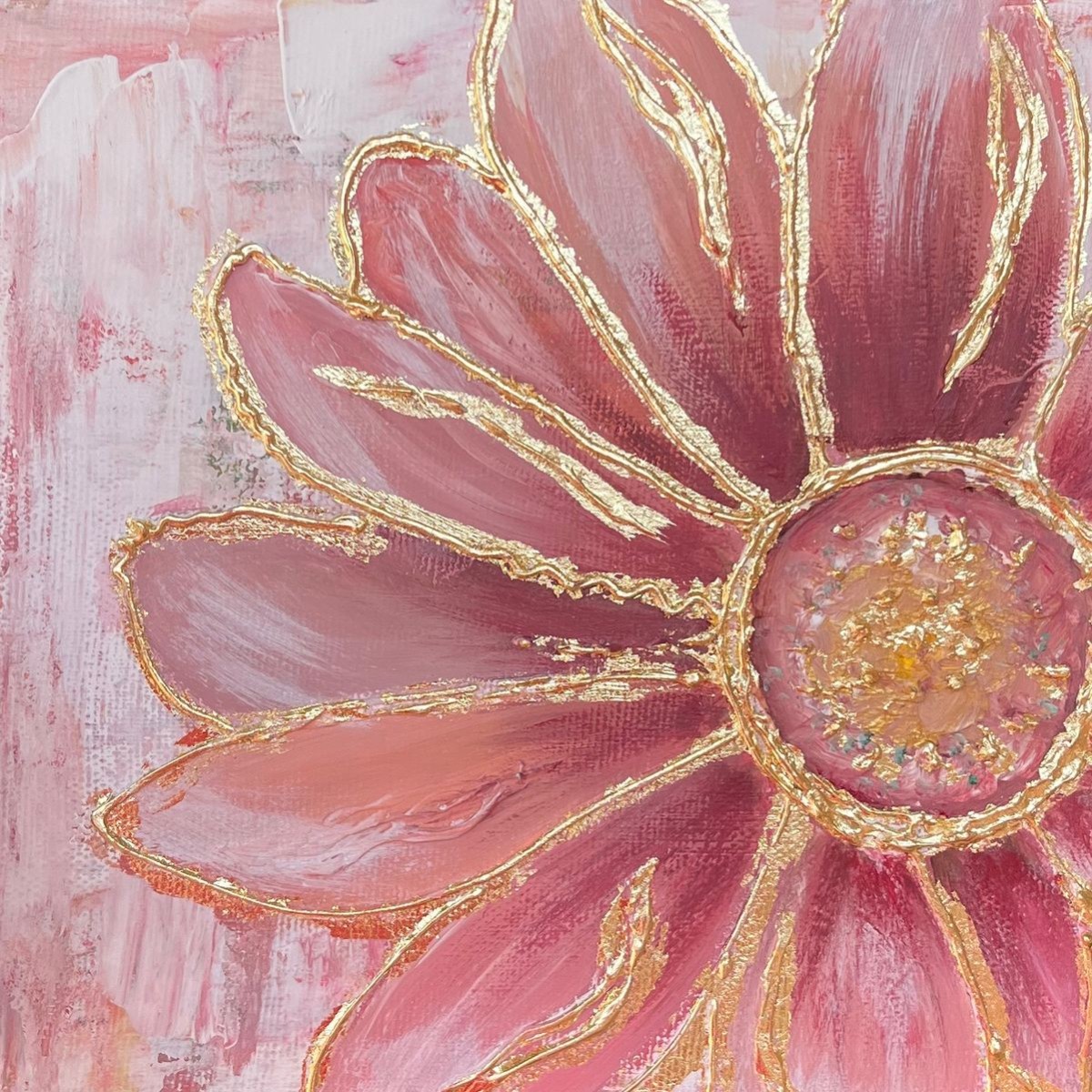 Pink and gold