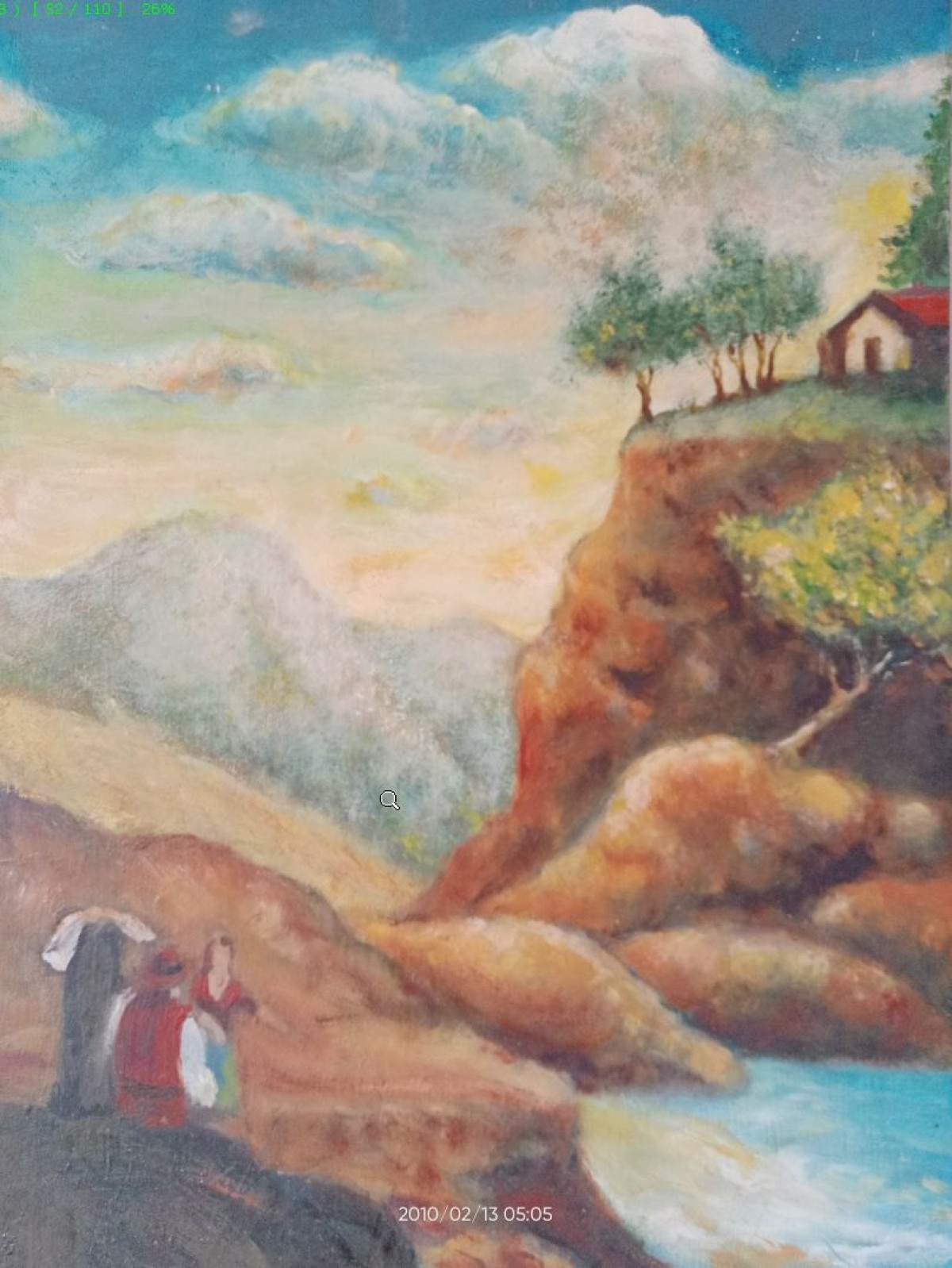 Mountain landscape with a river