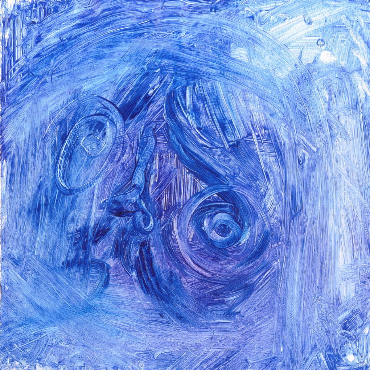 It is blue