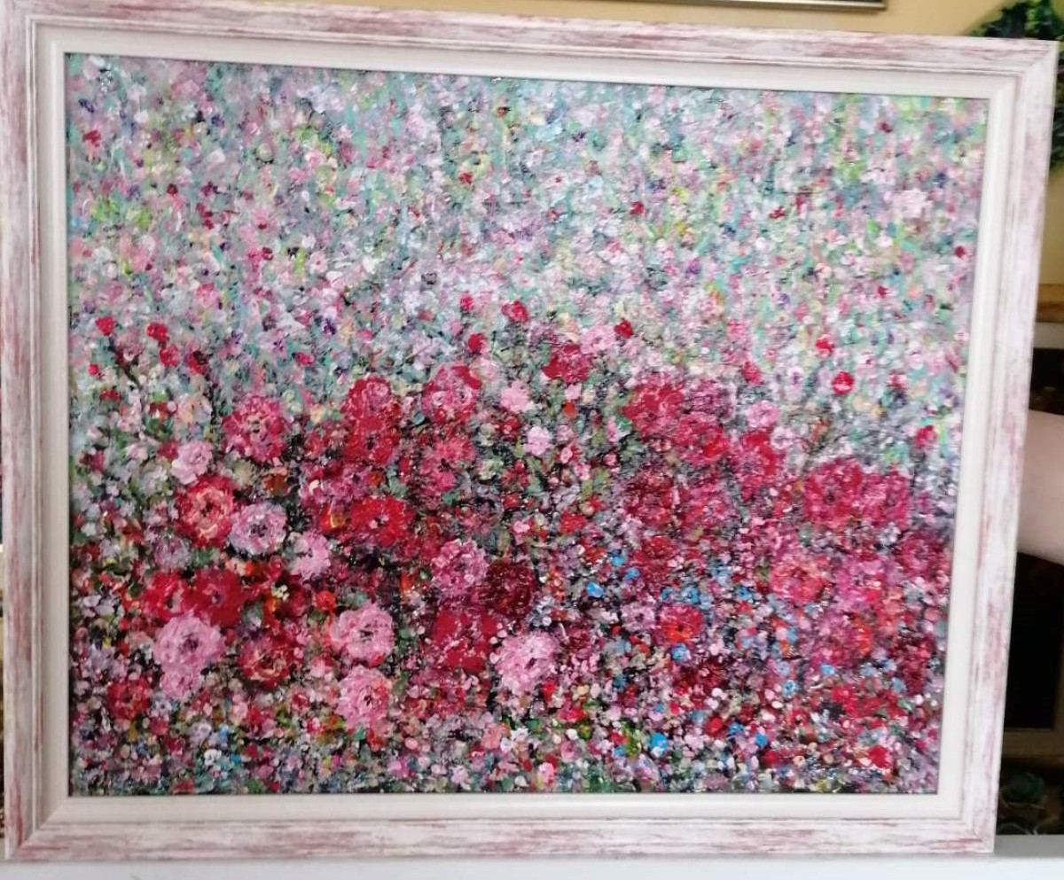 Luxurious spring garden