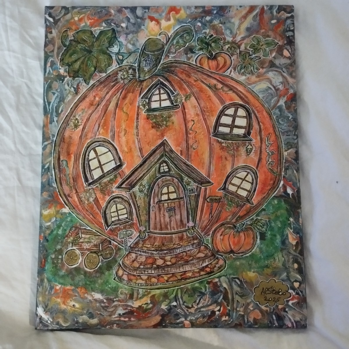 Magic pumpkin house