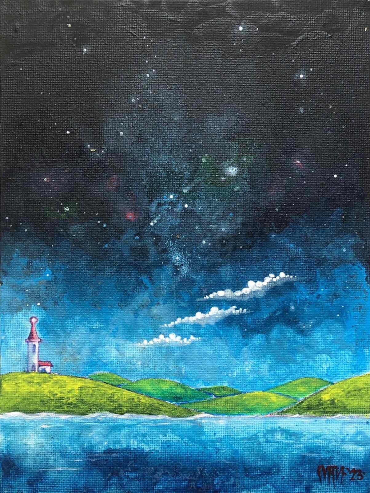a lonely lighthouse