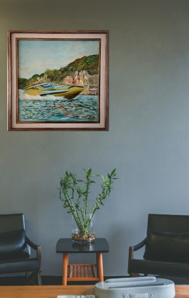 Lamborghini 63 yacht, painting Anna